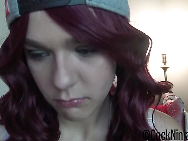 Cock Ninja - Sticking his cock in redhead teen Rebecca Vanguard POV