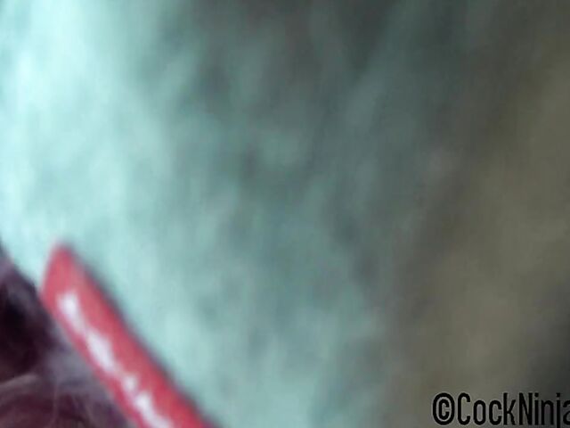 Cock Ninja - Sticking his cock in redhead teen Rebecca Vanguard POV