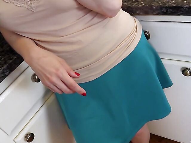 Kitchen creampie from your point of view with red-haired Lady Fyre