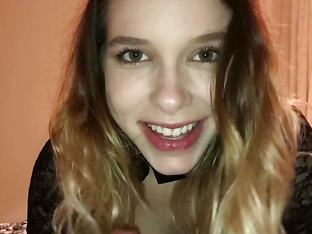 Really cute amateur girlfriend blowjob and cum