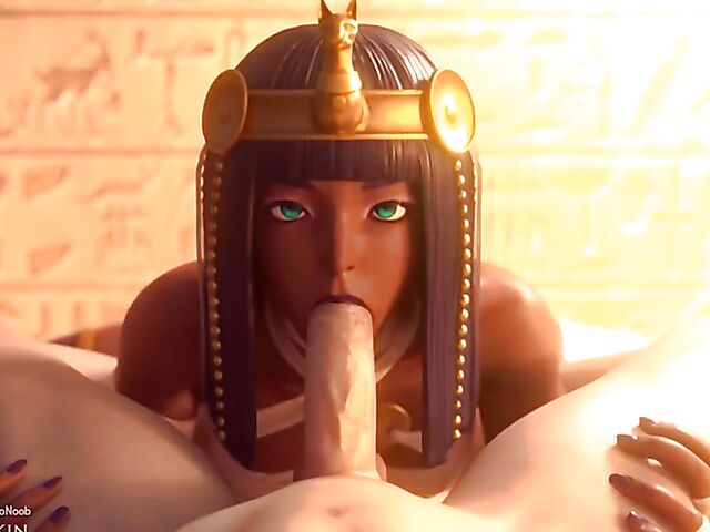 3D cartoon sex with horny ebony beauties and white cocks