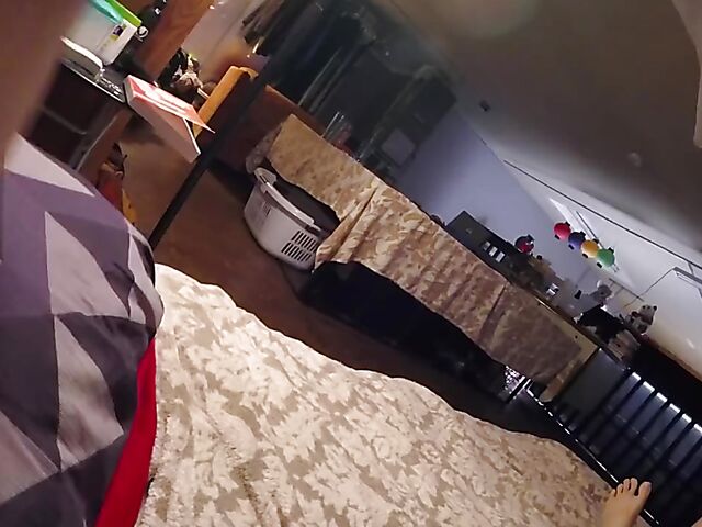 Topless GF amateur blowjob and cum swallow POV