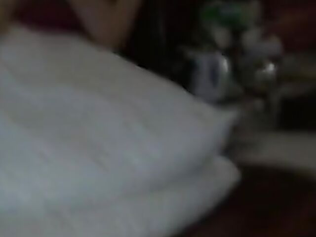 Amateur interracial couple fuck to music at home