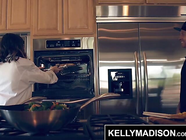 Shae Celestine - Natural teen fucked silly in the kitchen