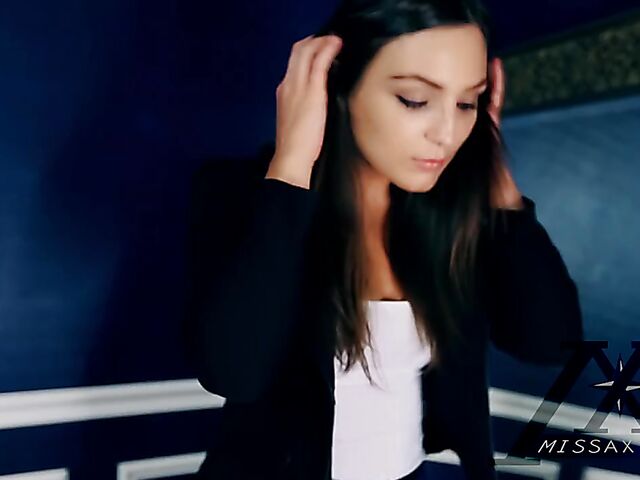 Pepper XO and Penny Pax threesome POV in the lingerie shop