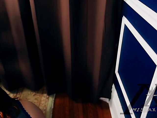 Pepper XO and Penny Pax threesome POV in the lingerie shop