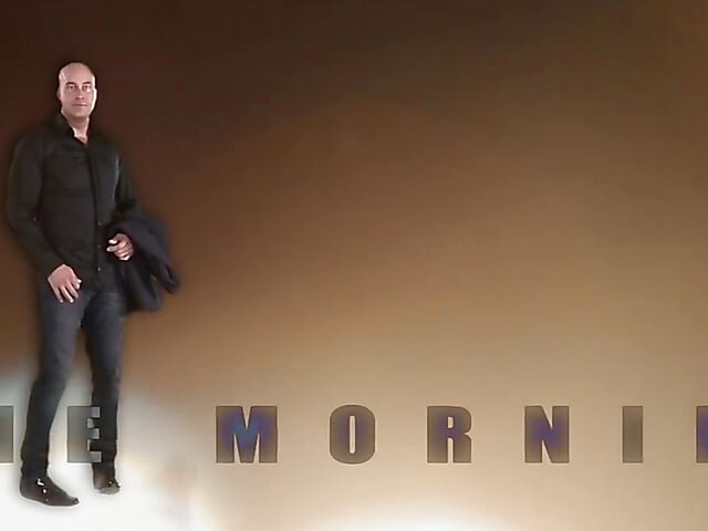 Morning pantyhose sex with slender brunette Eevelyn Neil