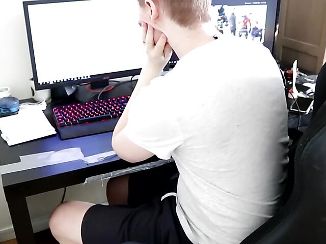 Hot girlfriend in fishnets Amandi wants his cock in her mouth and pussy