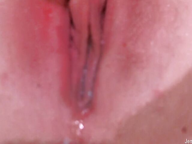 Jenny Blighe - Fake boobs redhead masturbation