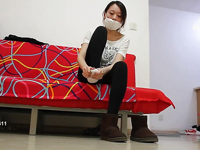 Chinese foot domination and socks fetish