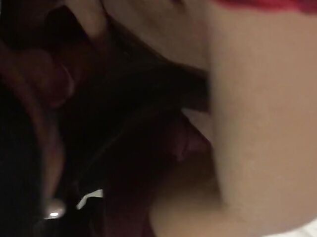 Amateur asian girlfriend eating cock, toes and ass