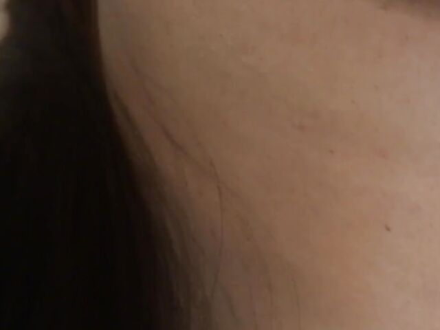 Amateur asian girlfriend eating cock, toes and ass