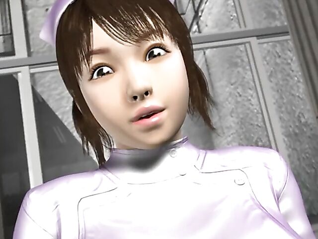 Big tits hentai 3D nurses fuck the patient