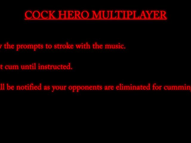 Cock Hero is back with a new porn music video to help you cum