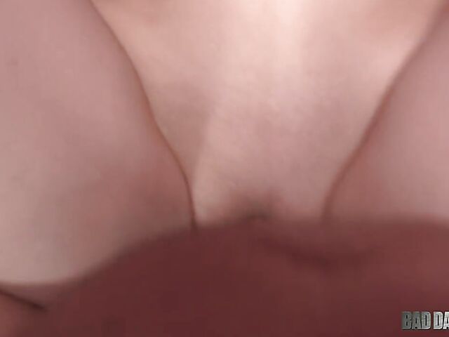 Megan Marx - Teen with pigtails POV fucked by her stepdad