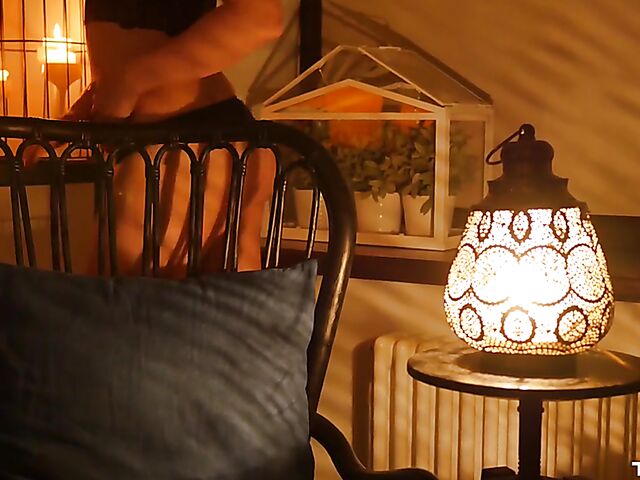 Natasha M - Erotic bondage and tied vibrator