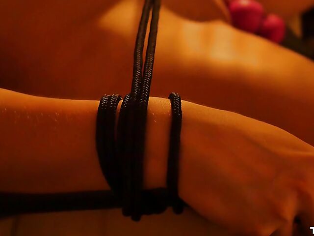 Natasha M - Erotic bondage and tied vibrator