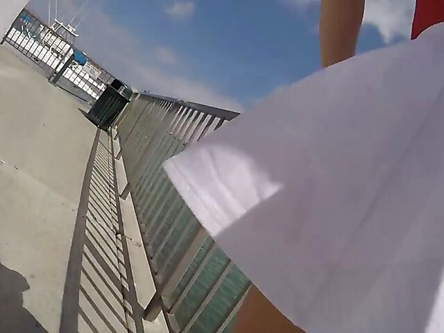 Teen PAWG in a short white skirt Vivian Taylor gets nailed