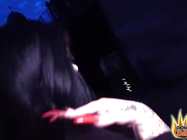 First date fuck in Berlin with chubby brunette Anastasia