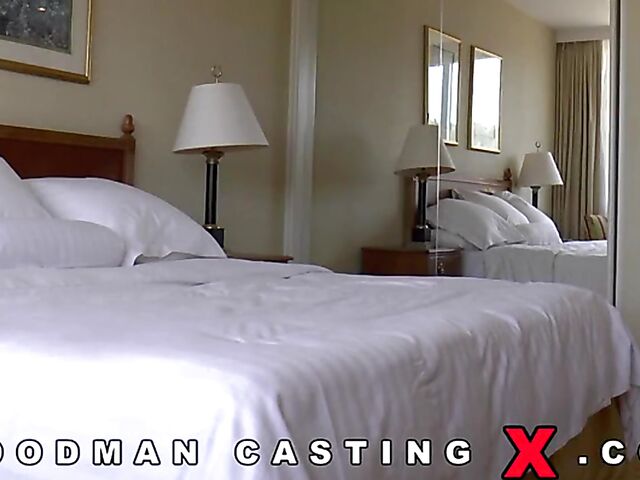 Bunny Babe's anal and DP casting with Pierre Woodman