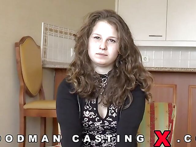 Bunny Babe's anal and DP casting with Pierre Woodman