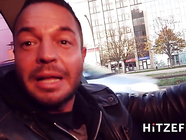 Redhead slut Kessie Shy gets picked up and fucked by a german guy