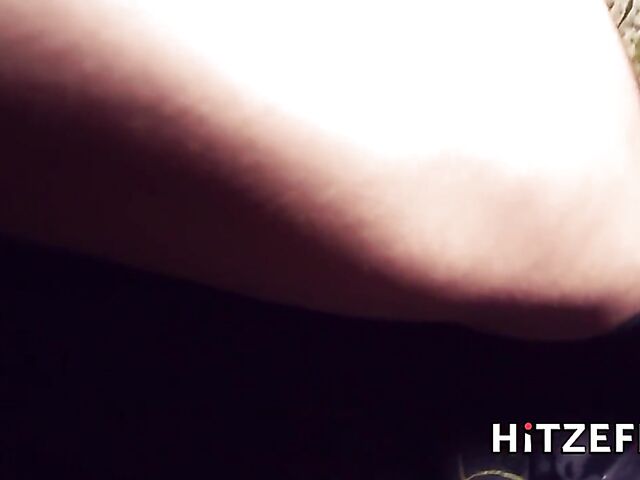 Redhead slut Kessie Shy gets picked up and fucked by a german guy