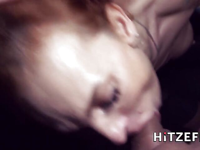 Redhead slut Kessie Shy gets picked up and fucked by a german guy