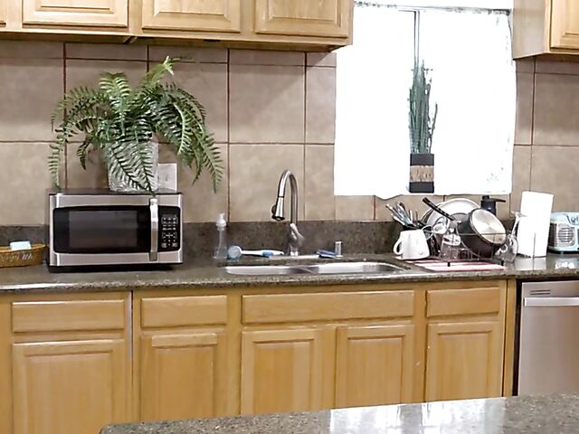 McKenzie Lee - Busty housewife anal pounded in the kitchen