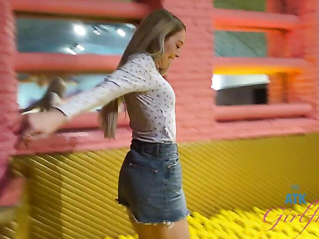 POV date and fuck with big-eyed cute girl Lily Larimar