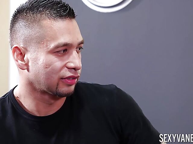 Redhead mature Sexy Vanessa fucks in black stockings