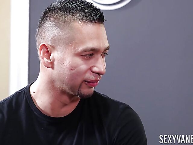 Redhead mature Sexy Vanessa fucks in black stockings