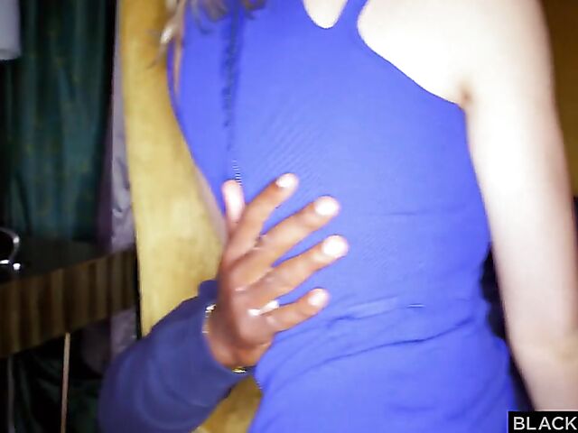 Pale interracial blonde Anny Aurora loves that black fuck stick