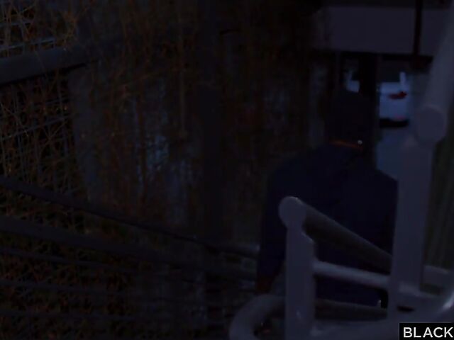 Pale interracial blonde Anny Aurora loves that black fuck stick