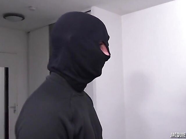 Masked French gang bang with slutty  Stephanie and Vanessa