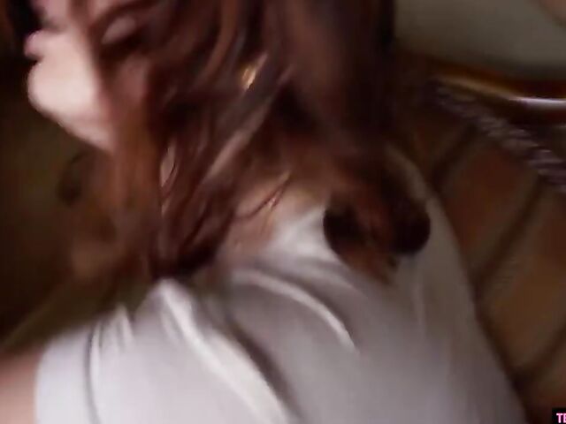 All-natural busty hairy redhead Annabel Redd gets rammed