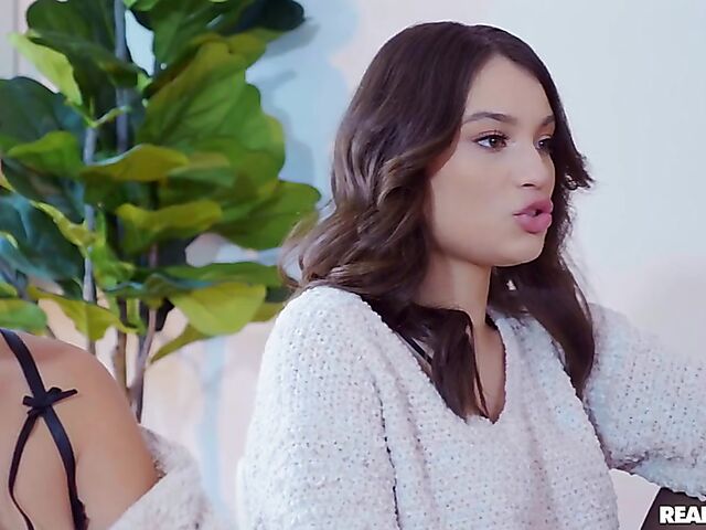 Threesome interracial with hot chicks Liv Wild and Vanessa Sky