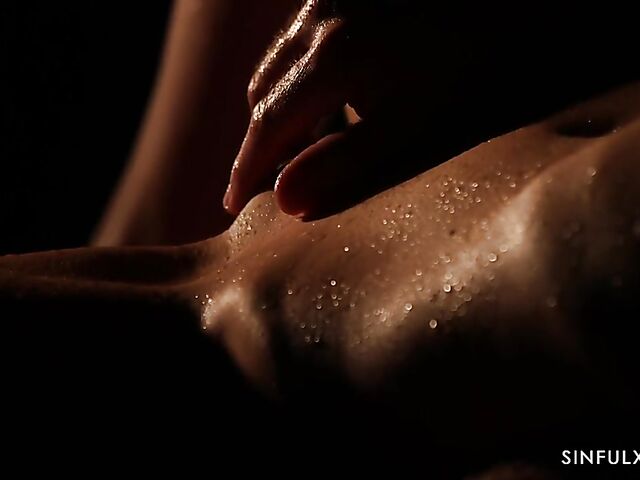 Explicit erotica sex with Stacy Cruz getting penetrated in the dark