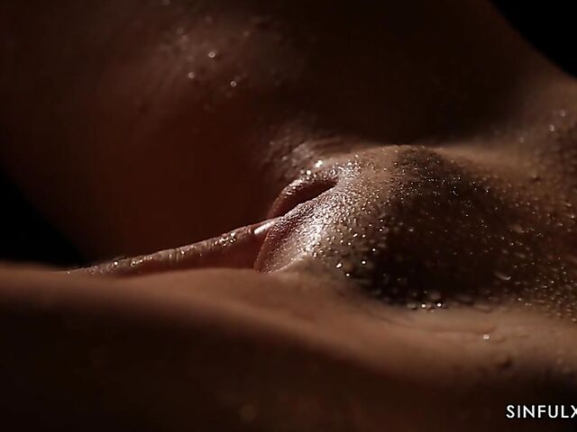 Explicit erotica sex with Stacy Cruz getting penetrated in the dark