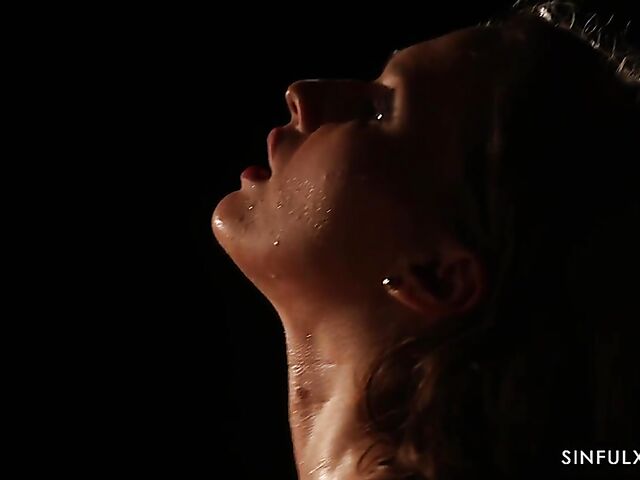 Explicit erotica sex with Stacy Cruz getting penetrated in the dark