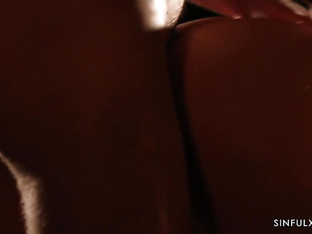 Explicit erotica sex with Stacy Cruz getting penetrated in the dark