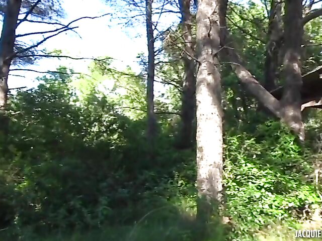 Tattooed french whore Cherry gets nailed in the outdoors