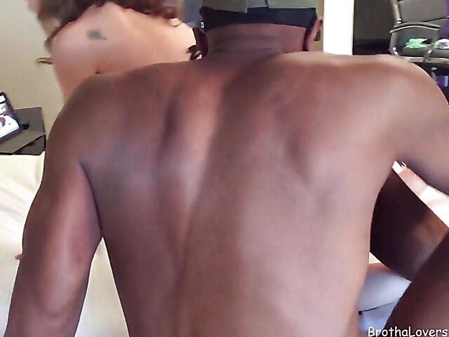 Kyler Quinn - Big black dick creampie in front of a girl