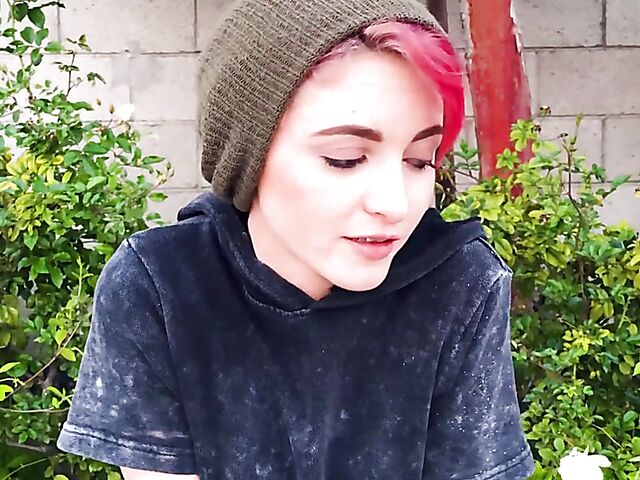 Tiny tattooed alt girl Lola Fae fucking the skater boy