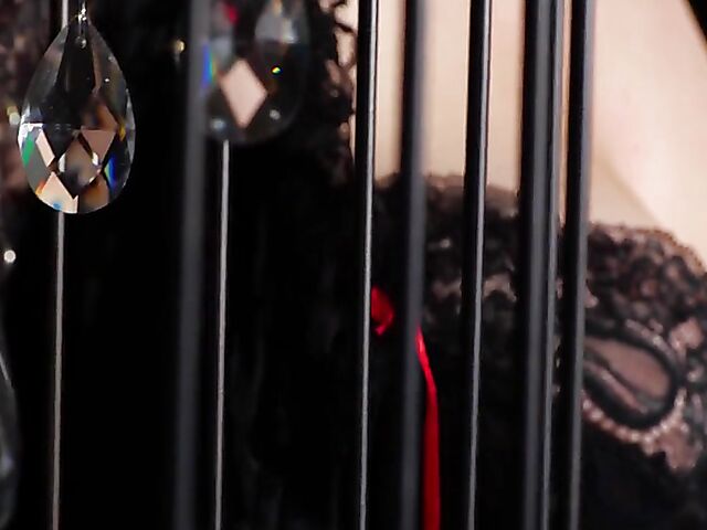 Short hair brunette Jay Marie loves showing off her natural titties and bald pussy