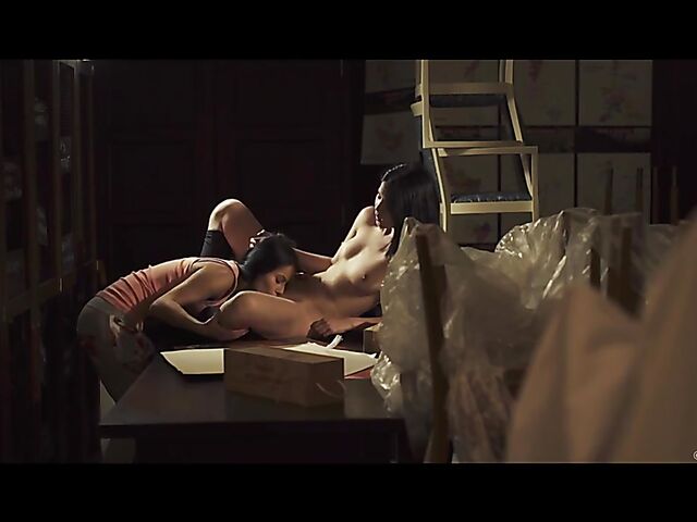 Erotic lesbian scenes from Secrets Of Prague with Alexis Crystal and Ariel Piper Fawn