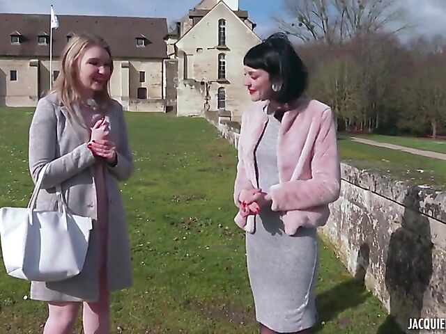 Interracial french foursome with DP featuring Agnes and Marine