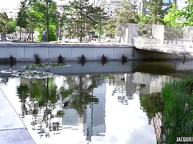 French curly slut with saggy tits Camille loves it hard