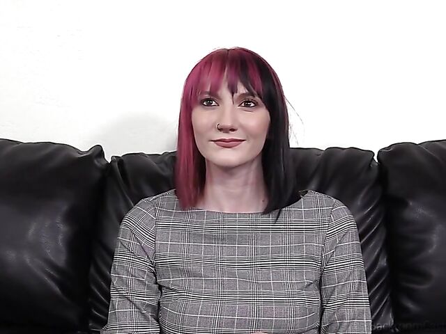 Backroom anal with a red-haired new girl called Maya