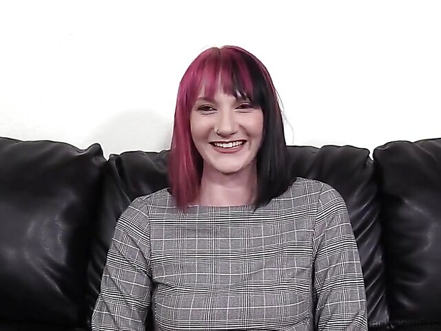 Backroom anal with a red-haired new girl called Maya